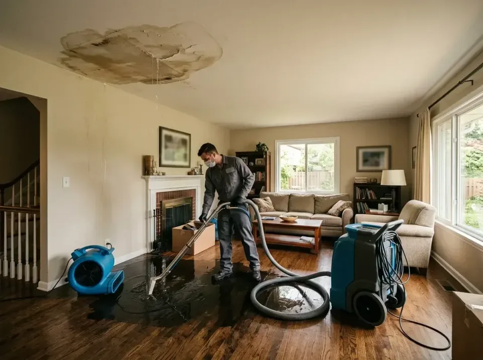 attic-pipe-burst-ceiling-drip-008 — frequently asked questions, Water Damage Restoration & Carpet Care in Stuarts Draft, VA